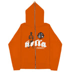 CALXRA Oversized Zipper Hoodie