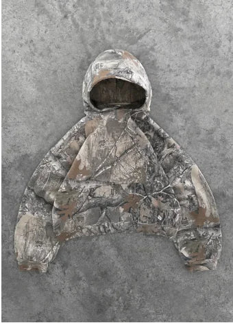 Camouflage Streetwear Hoodie - CALXRA